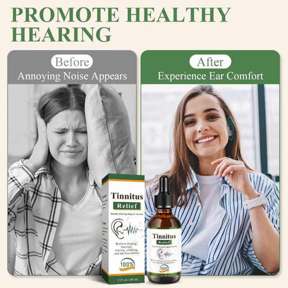 Tinnitus Relief Drops – 100% Herbal Formula