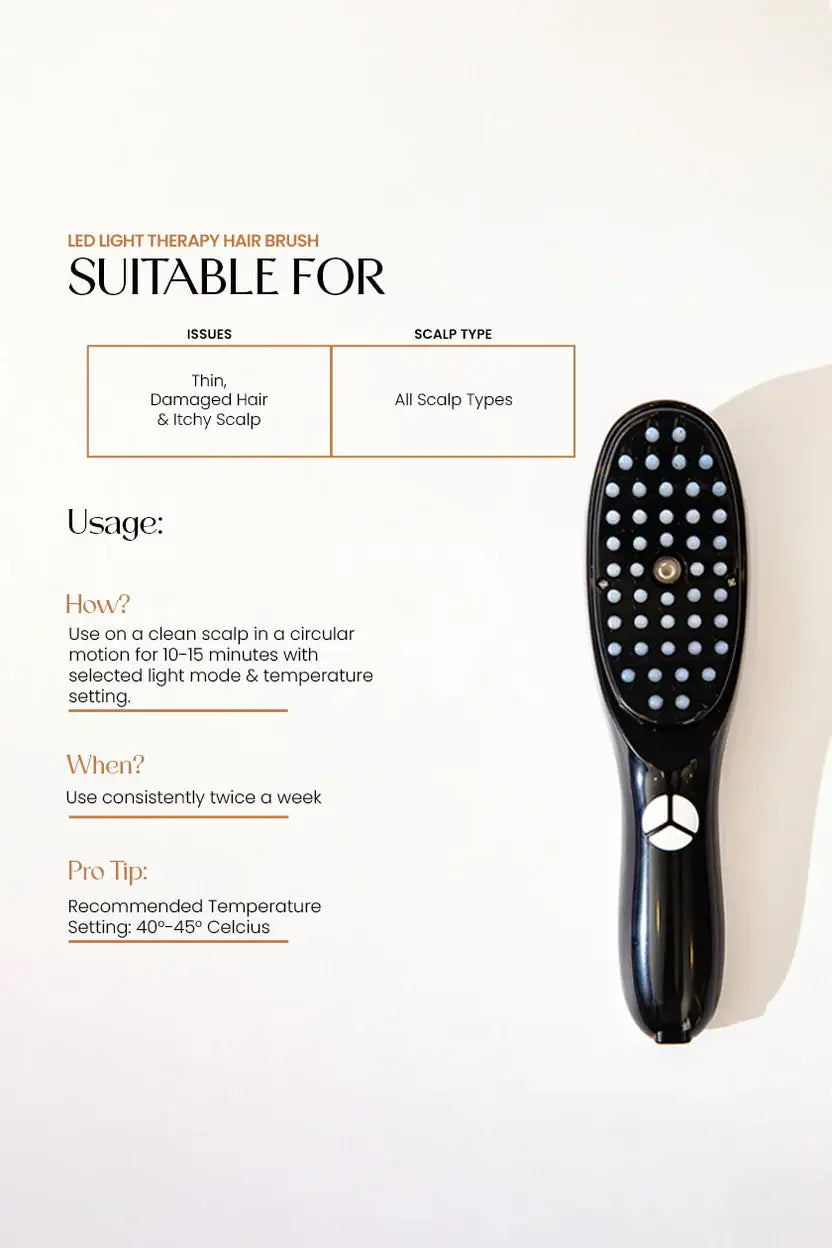 2 in 1 LED Hair Growth Brush